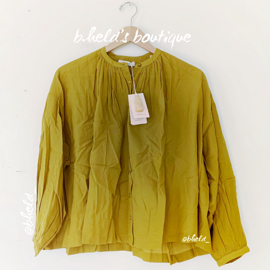 Dôen Jane Blouse in Golden Willow, Size XS