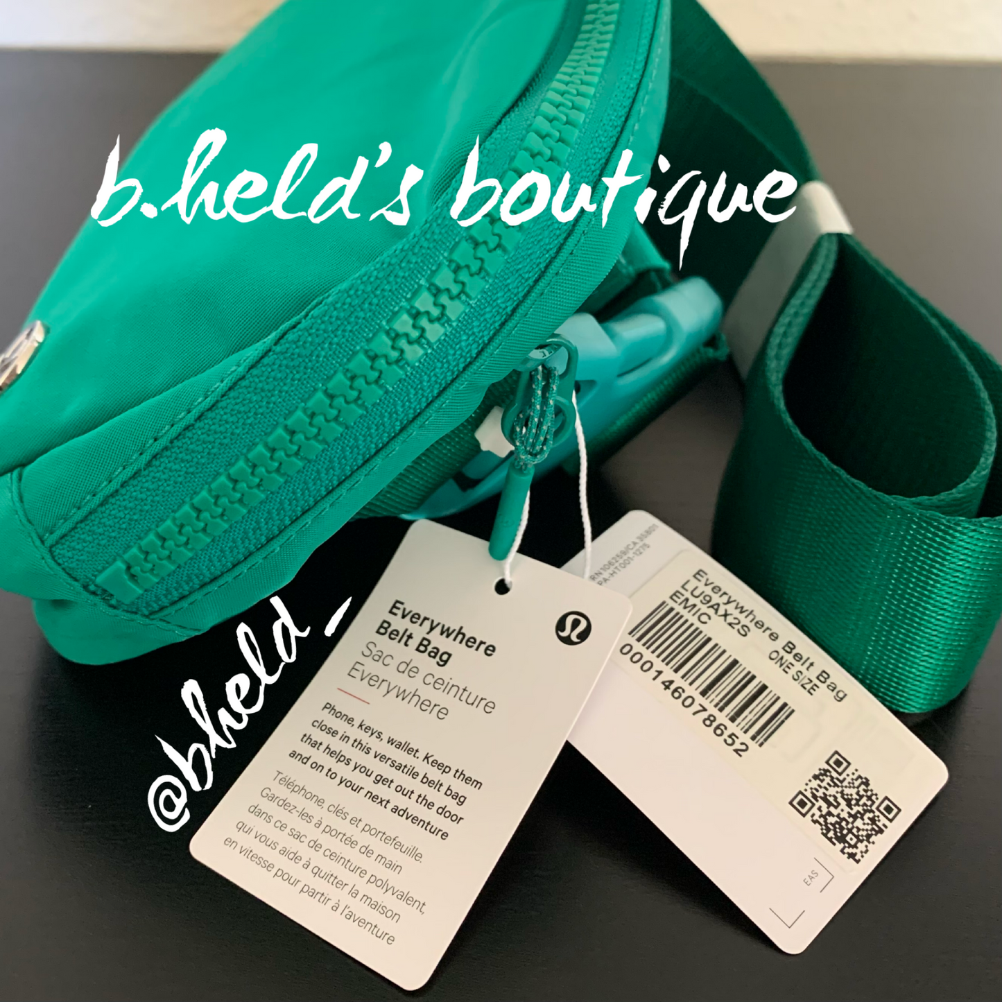 lululemon Everywhere Belt Bag (1 L) in Emerald Ice, One Size