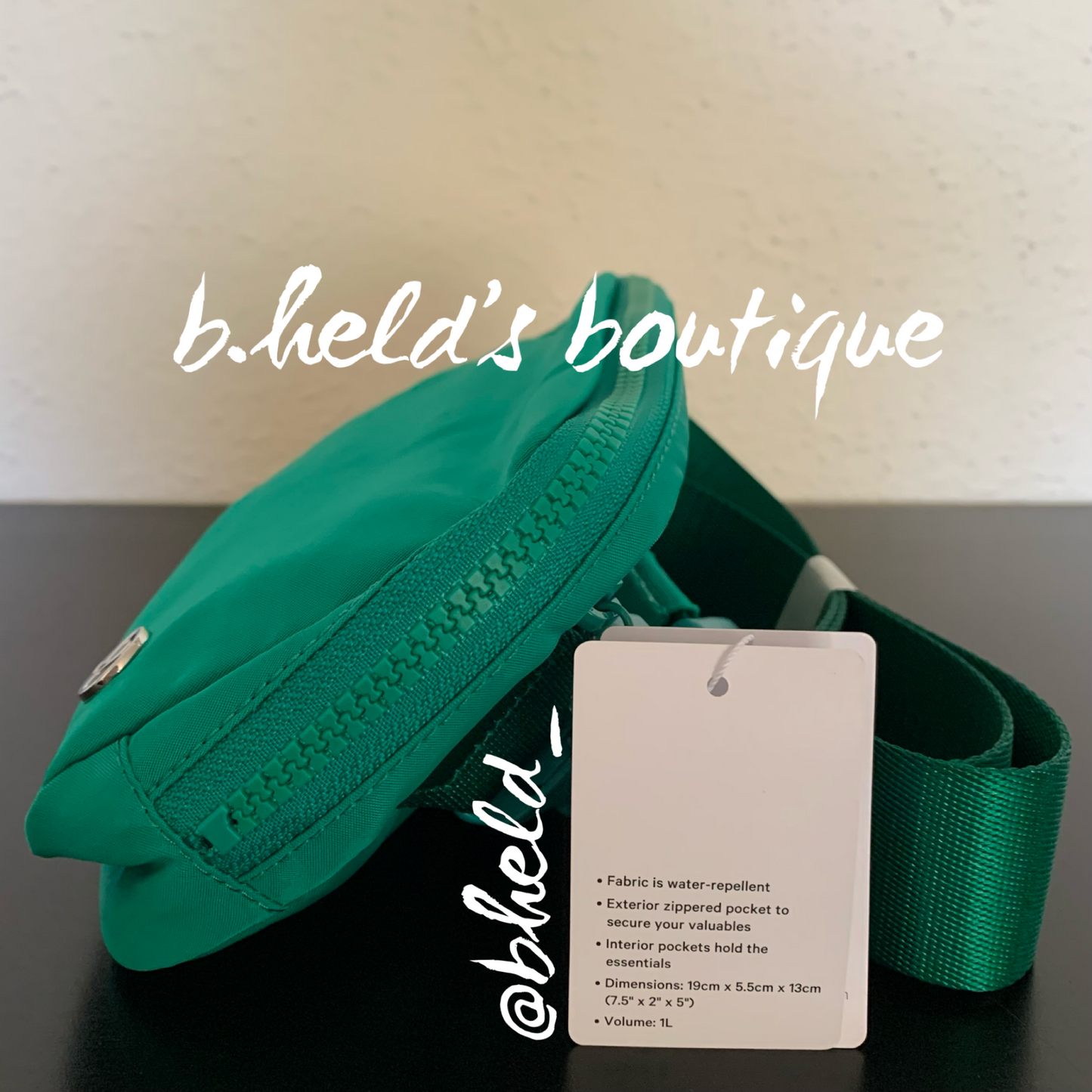 lululemon Everywhere Belt Bag (1 L) in Emerald Ice, One Size