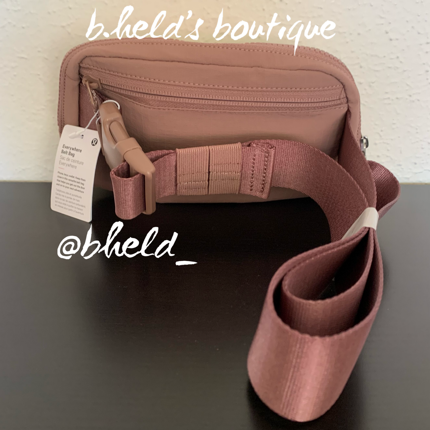 lululemon Everywhere Belt Bag (1 L) in Twilight Rose, One Size