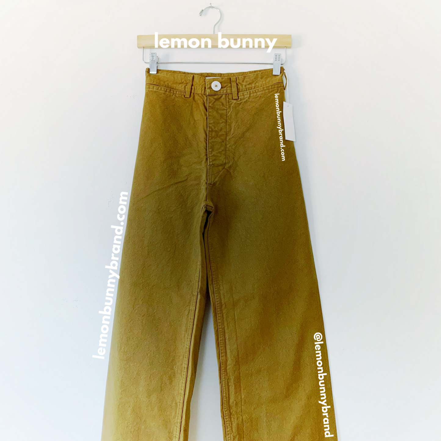 Jesse Kamm Sailor Pants in Tobacco, Size 2