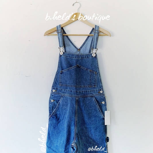 Jesse Kamm The Overalls in Cowboy Blue Japanese Denim, Size XXS