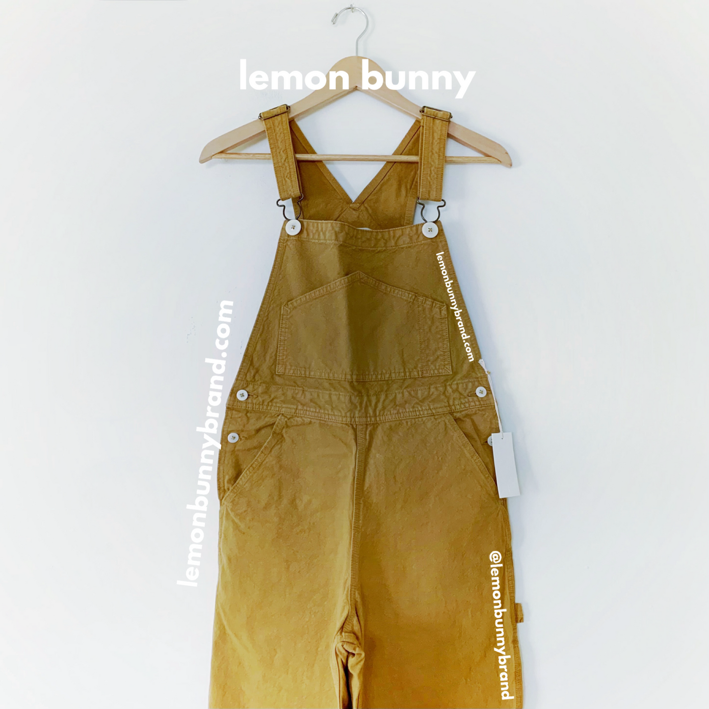 Jesse Kamm The Overalls in Wheat, Size XS