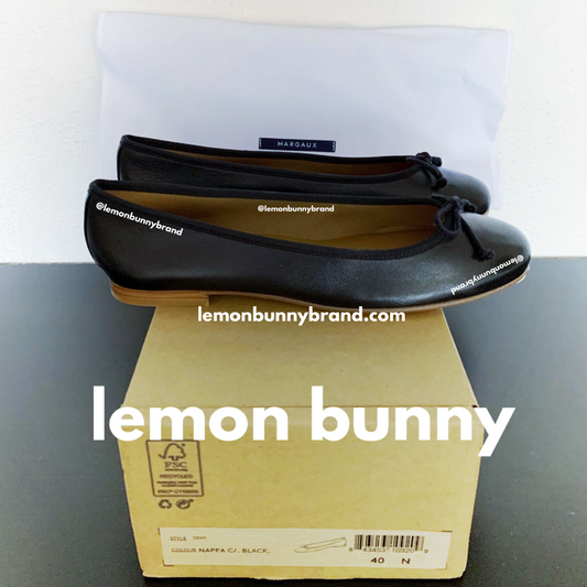 Margaux The Demi in Black Nappa Leather, EU Size 40 N
