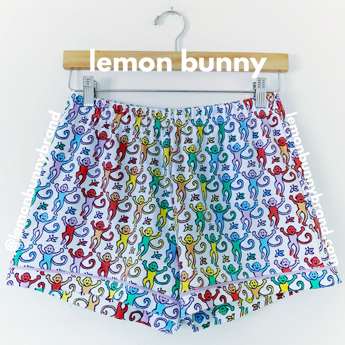 Roller Rabbit Disco Monkey Polo Pajamas in Rainbow, Size XS (Version 2)