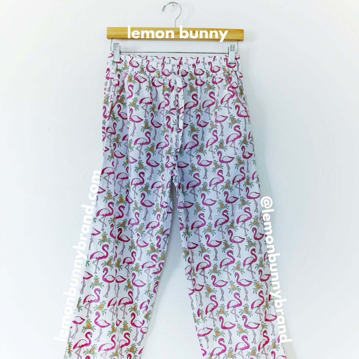 Roller Rabbit Freddy Flamingo Liza Set Pajamas in Pink, Size XS (Version 2)