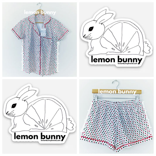 Roller Rabbit Holiday Hearts Polo Pajamas in Red/Green, Size S (Version 2)