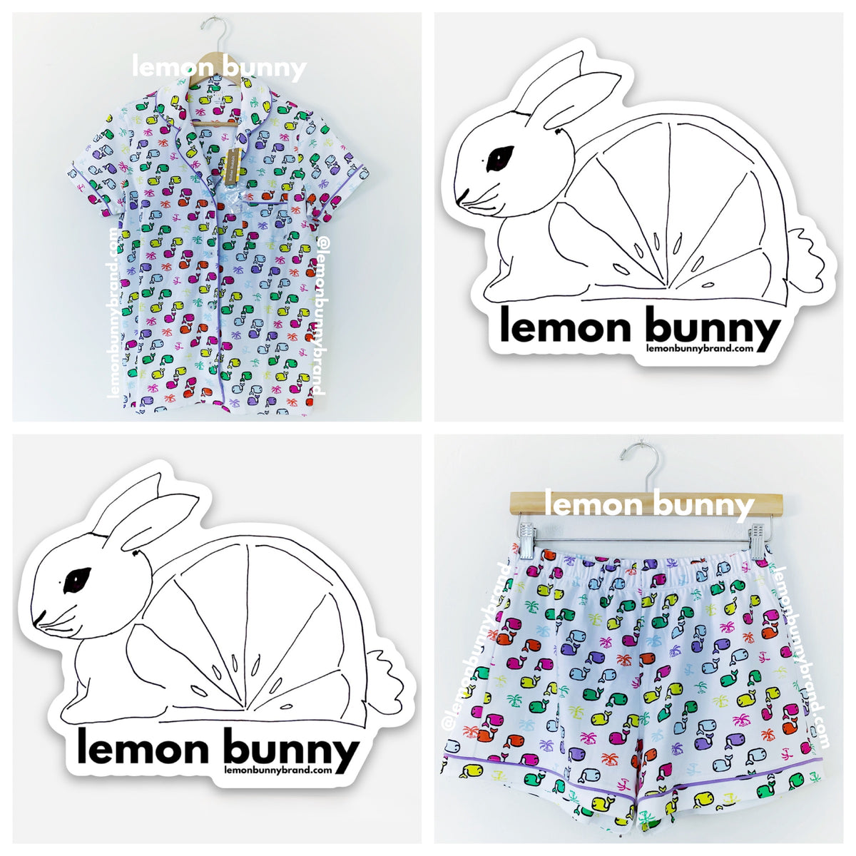 Roller Rabbit Moby Paradise Polo Pajamas in Multi, Size S (Version 2)
