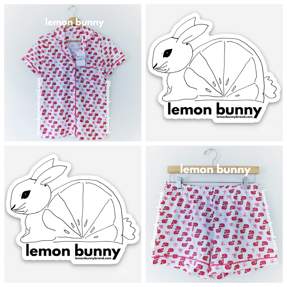 Roller Rabbit Moby Polo Pajamas in Pink, Size S (Version 2)