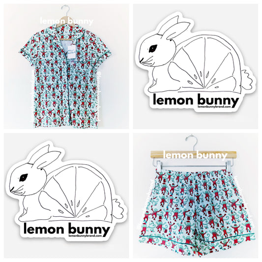 Roller Rabbit Monkey Mas Polo Pajamas in Mint, Size XS (Version 2)