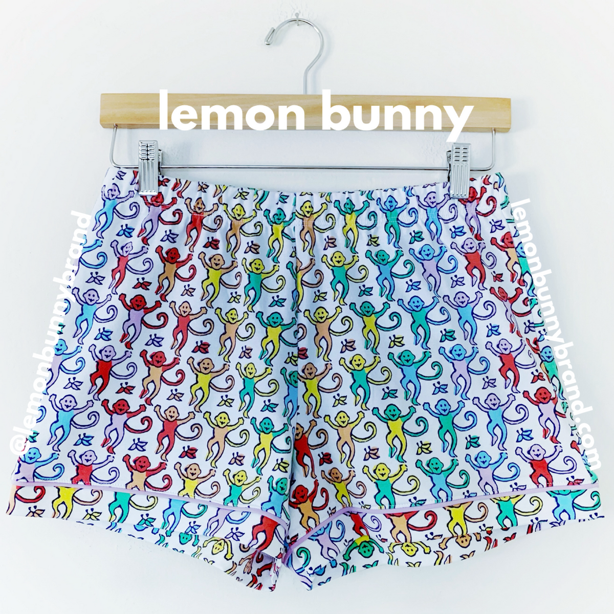 Roller Rabbit Disco Monkey Polo Pajamas in Rainbow, Size XS (Version 1)