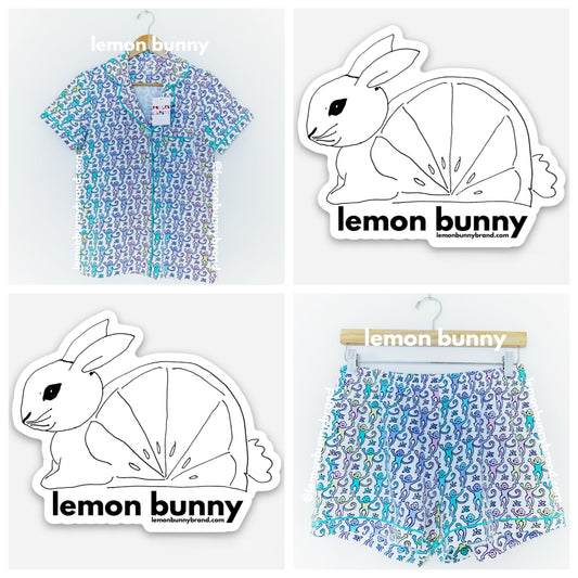 Roller Rabbit Disco Monkey Polo Pajamas in Mermaid, Size S (Version 1)