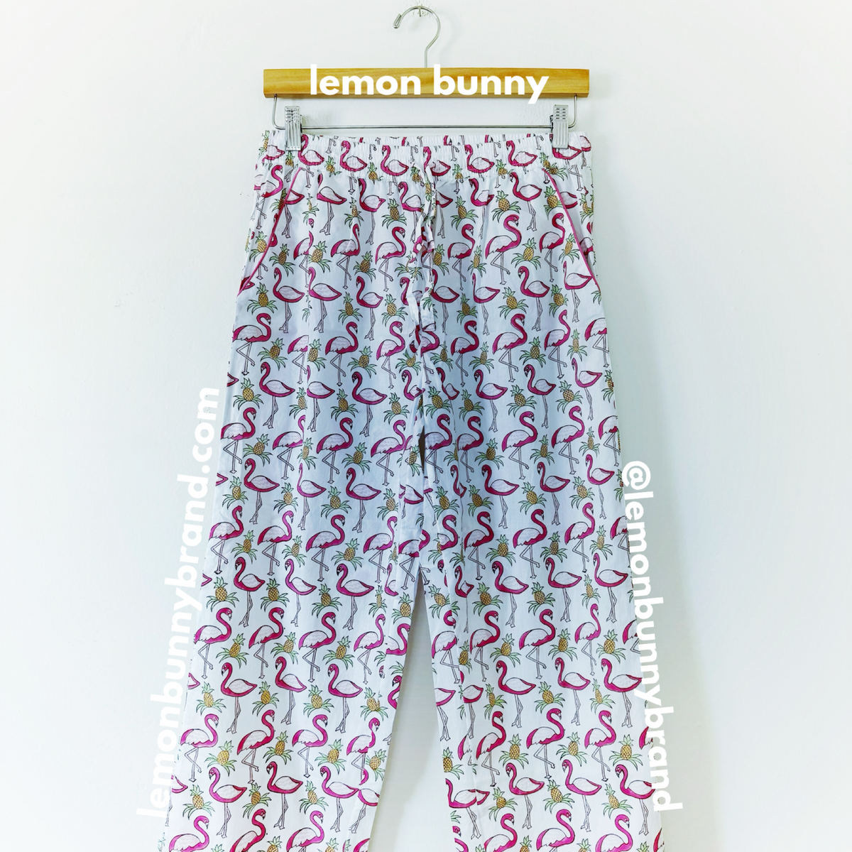 Roller Rabbit Freddy Flamingo Liza Set Pajamas in Pink, Size XS (Version 1)