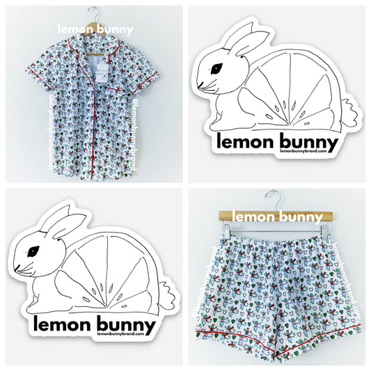 Roller Rabbit Merry Monkey Polo Pajamas in White, Size XS & S