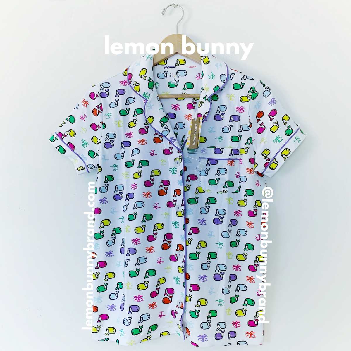 Roller Rabbit Moby Paradise Polo Pajamas in Multi, Size S (Version 1)