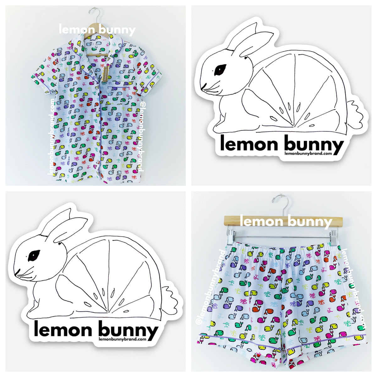 Roller Rabbit Moby Paradise Polo Pajamas in Multi, Size S (Version 1)