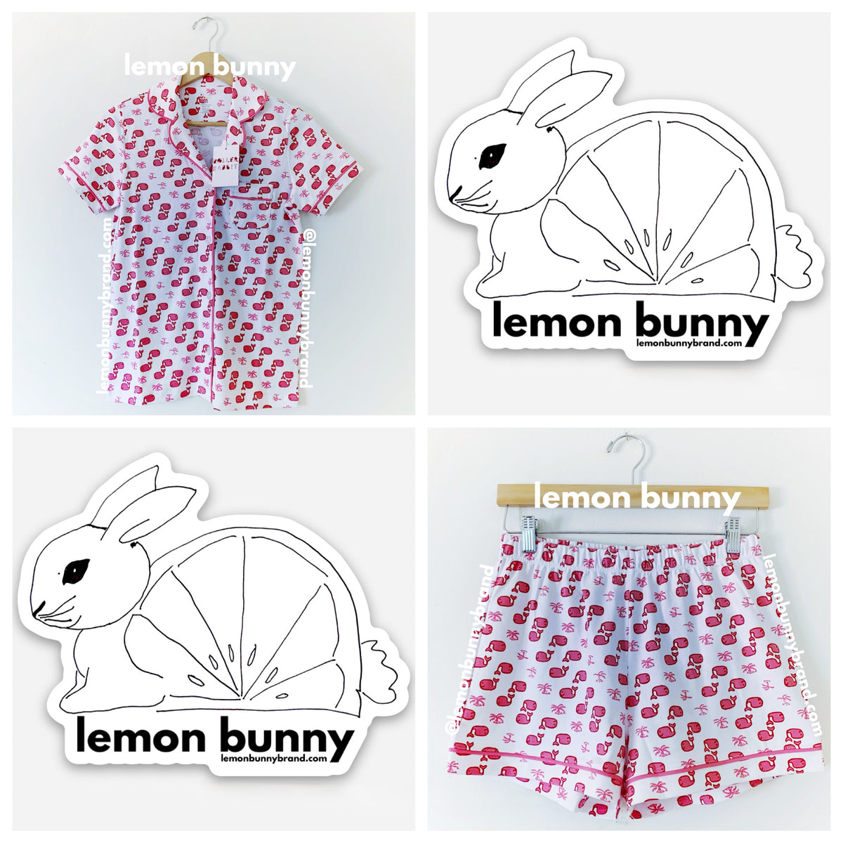 Roller Rabbit Moby Polo Pajamas in Pink, Size XS