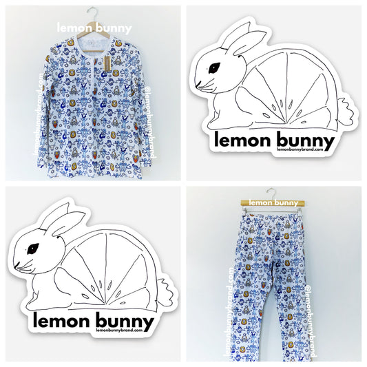 Roller Rabbit Monkey Horoscope Pajamas in White, Size S