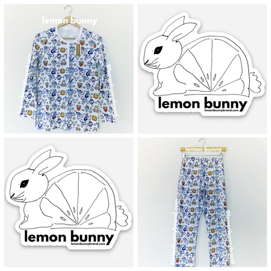 Roller Rabbit Monkey Horoscope Pajamas in White, Size XS
