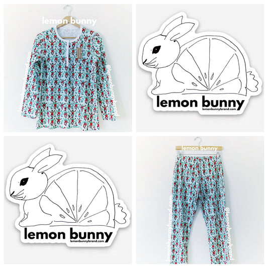 Roller Rabbit Monkey Mas Pajamas in Mint, Size S (Version 1)