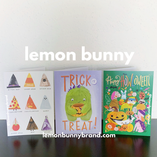 Trader Joe’s Set of 3 Halloween / Fall Greeting Cards with Envelopes (Version 1)