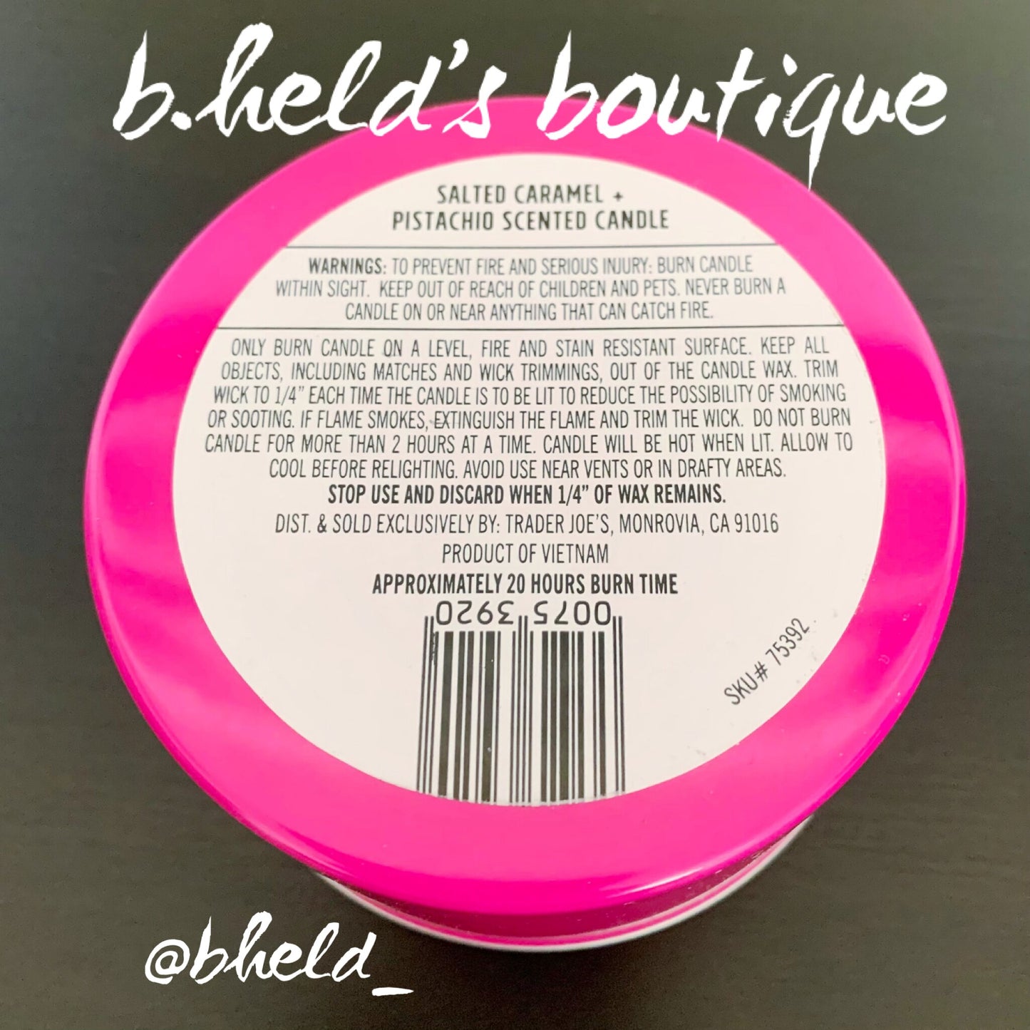 Trader Joe’s Special Bundle Trio of Brazil Nut Body Butter, Scrub, & Candle