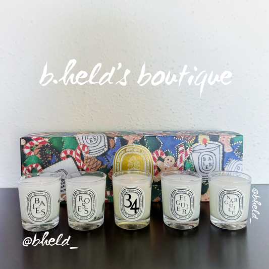 diptyque 2024 Holiday Edition Set of 5 Miniature Scented Candles, One Size