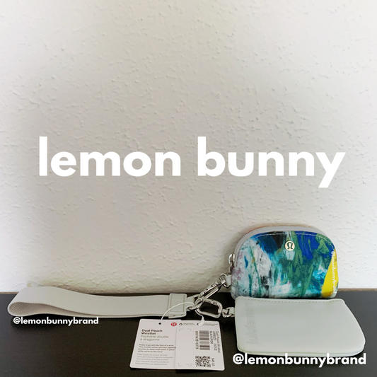 lululemon Dual Pouch Wristlet in No Limits White Multi/Vapor, One Size (Version 12)