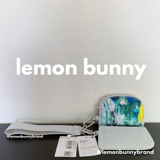 lululemon Dual Pouch Wristlet in No Limits White Multi/Vapor, One Size (Version 14)