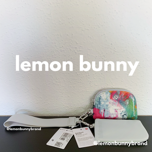 lululemon Dual Pouch Wristlet in No Limits White Multi/Vapor, One Size (Version 03)