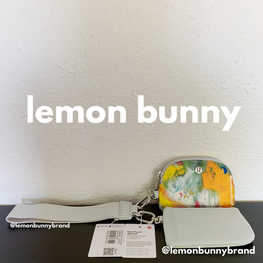 lululemon Dual Pouch Wristlet in No Limits White Multi/Vapor, One Size (Version 07)