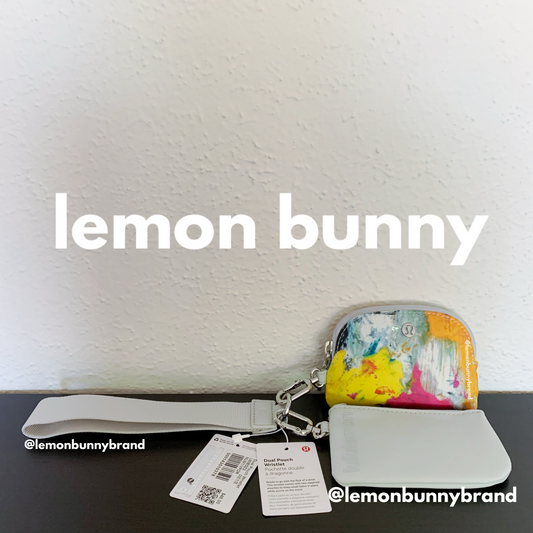 lululemon Dual Pouch Wristlet in No Limits White Multi/Vapor, One Size (Version 08)