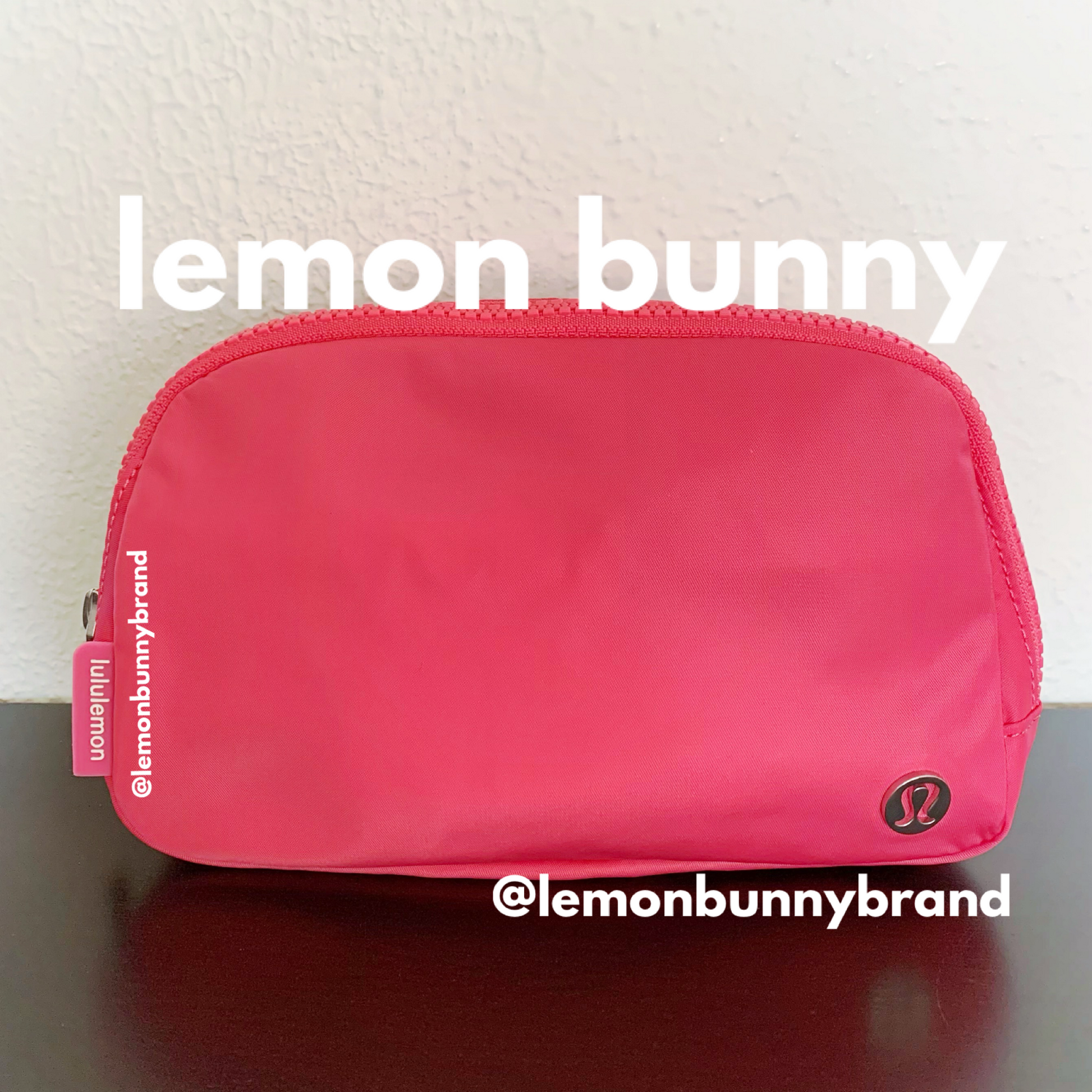 everywhere belt bag lululemon sonic pink lemon bunny Curated Bundle: 2 lululemon Everywhere Belt Bags in Sonic