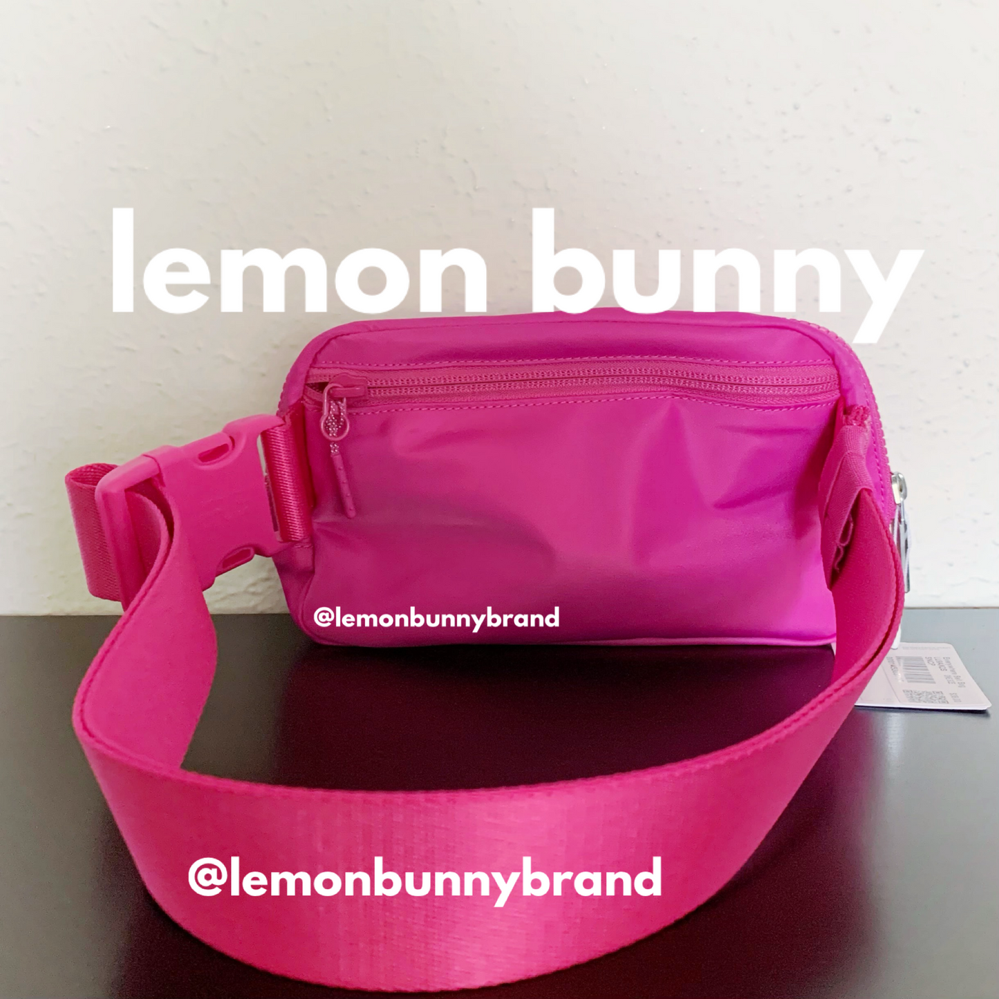 *lemon bunny Curated Bundle: 2 lululemon Everywhere Belt Bags in Sonic Pink & Lip Gloss