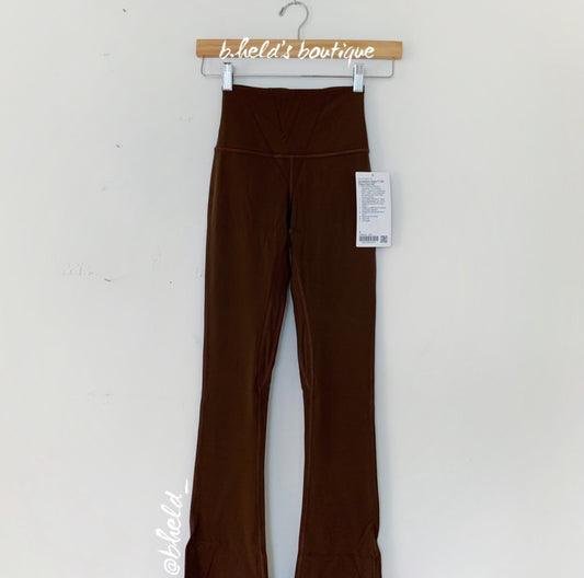 lululemon Align High-Rise Mini Flare Pant 32" in Java, Size 2 (Single-Lined)