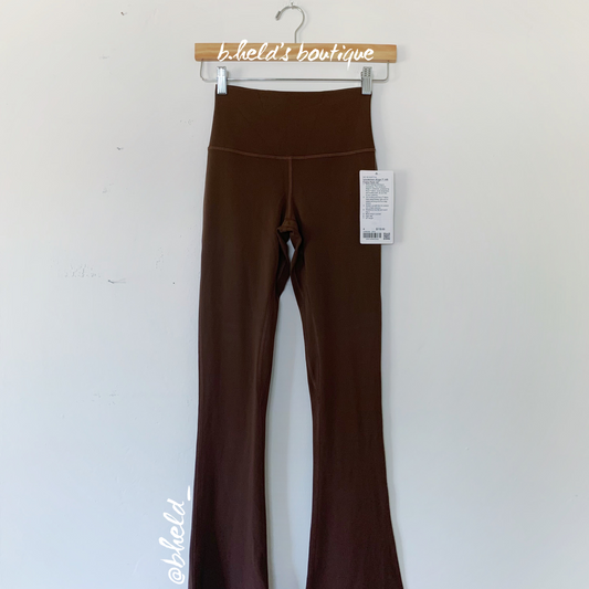 lululemon Align High-Rise Mini Flare Pant 32" in Java, Size 4 (Single-Lined)