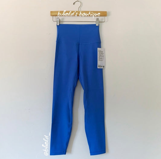 lululemon Align High-Rise Pant 25" in Blue Nile, Size 4 (Single-Lined)