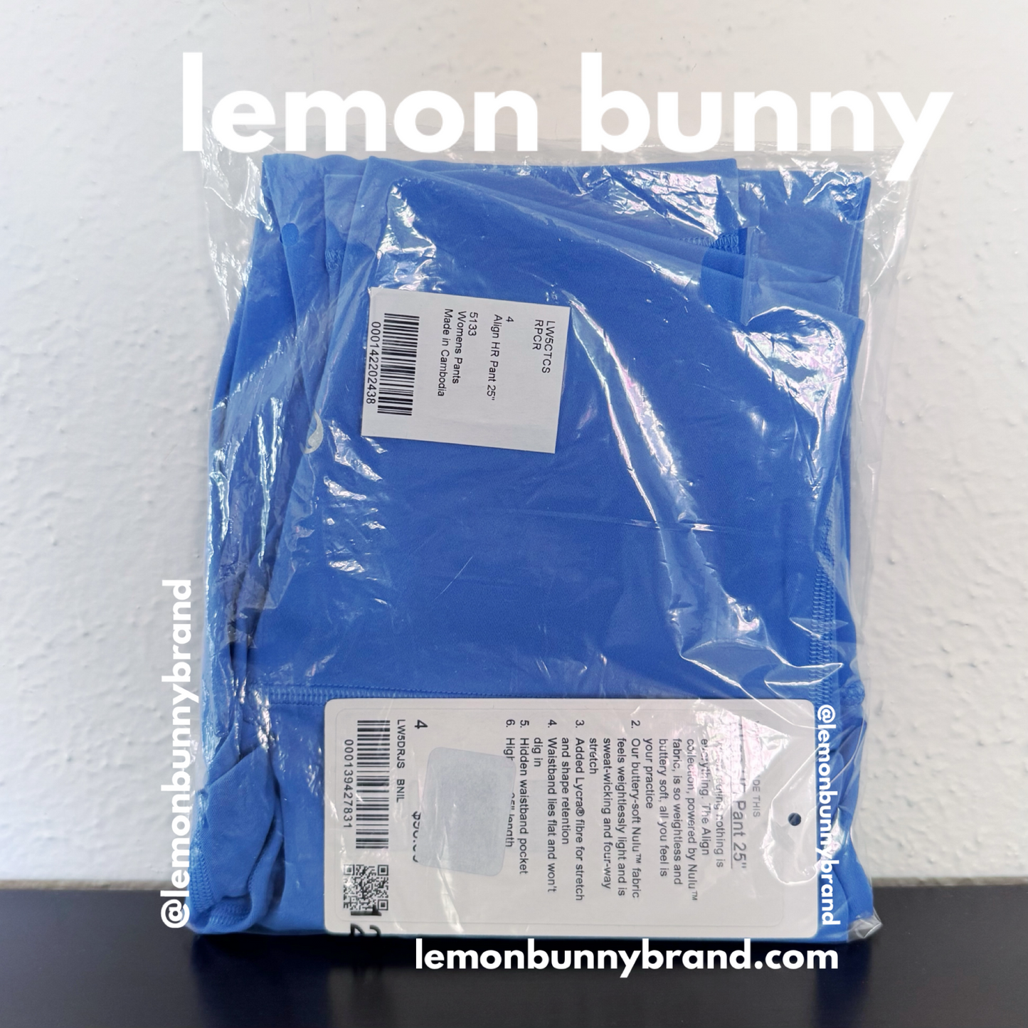 lululemon Align High-Rise Pant 25" in Blue Nile, Size 4 (Single-Lined) (Version 1)