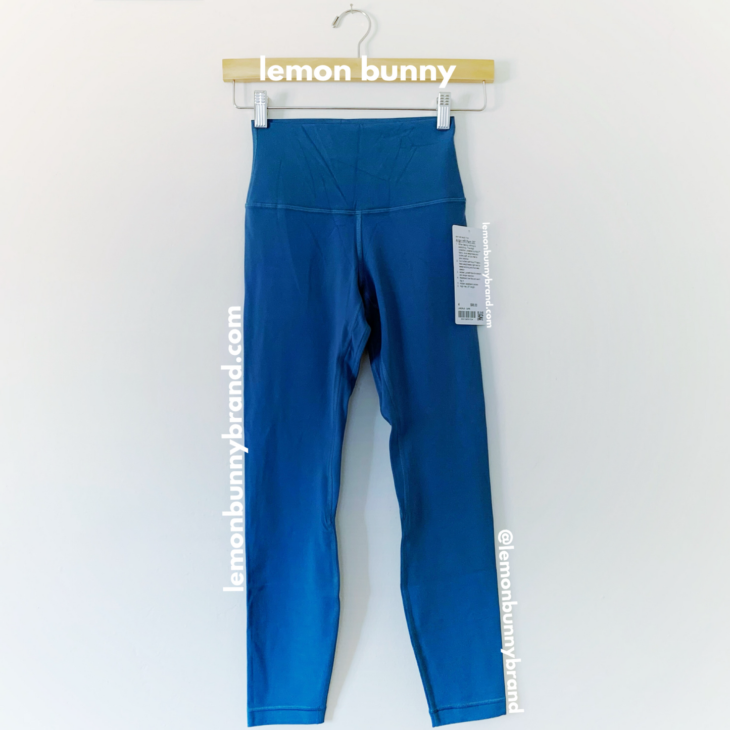 lululemon Align High-Rise Pant 25" in Capture Blue, Size 4 (Single-Lined)
