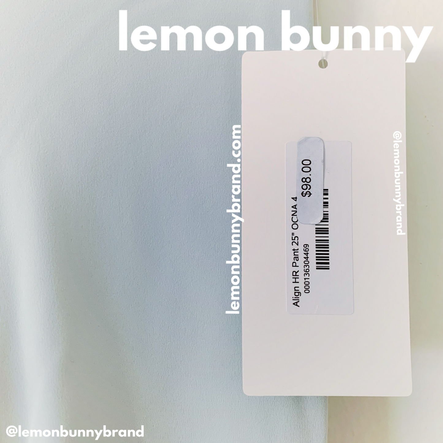 lululemon Align High-Rise Pant 25" in Ocean Air, Size 4 (Double-Lined) (Version 1)