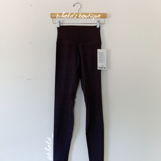 lululemon Align High-Rise Pant 28" in Black Granite, Size 4 (Single-Lined)