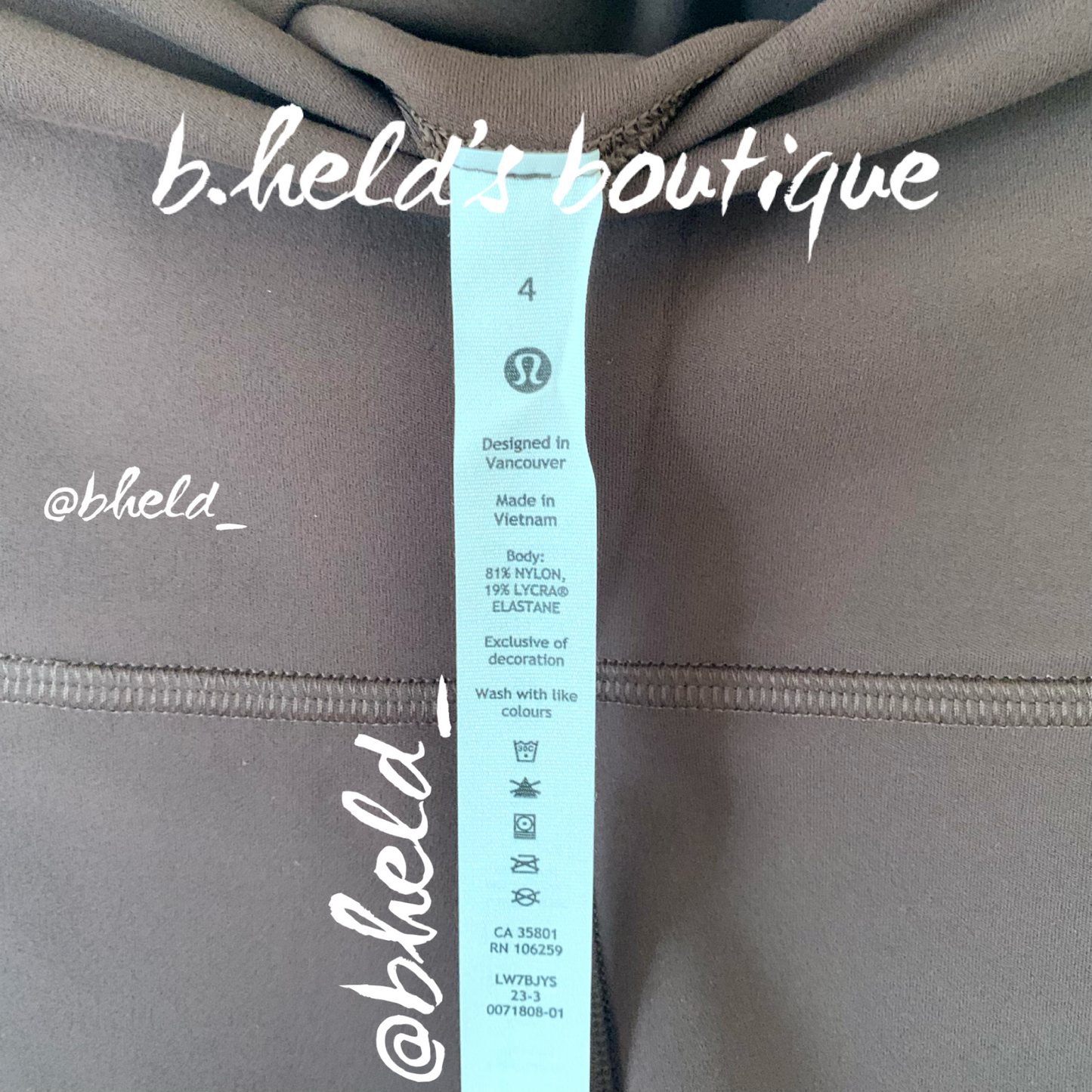lululemon Align High-Rise Short 4" in Espresso, Size 4 (Single-Lined)