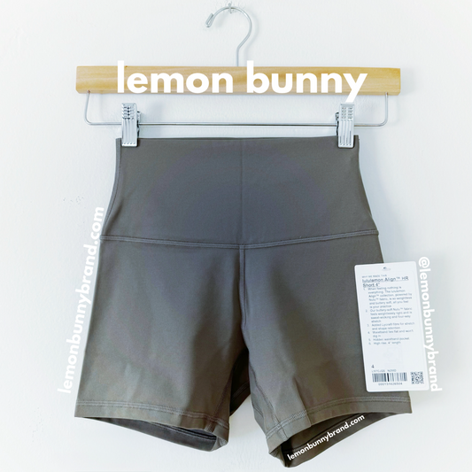lululemon Align High-Rise Short 4" in Nomad, Size 4 (Single-Lined)