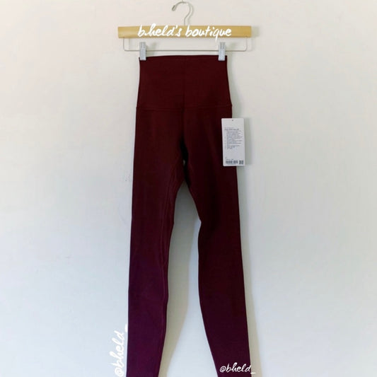 lululemon Align Super High-Rise Pant 28" in Cassis, Size 2 (Single-Lined)