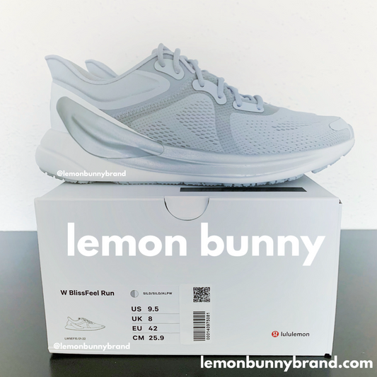 lululemon Blissfeel Women's Running Shoe in Silver Drop/Silver Drop/Alpine White, Size 9.5