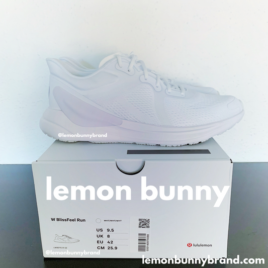 lululemon Blissfeel Women's Running Shoe in White/White/White, Size 9.5