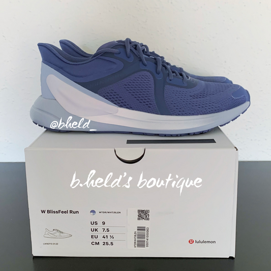lululemon Blissfeel Women's Running Shoe in Water Drop/White/Blue Linen, Size 9