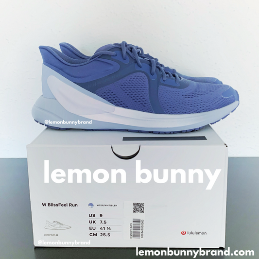 lululemon Blissfeel Women's Running Shoe in Water Drop/White/Blue Linen, Size 9