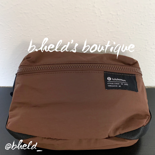 lululemon Clean Lines Belt Bag in Java, One Size