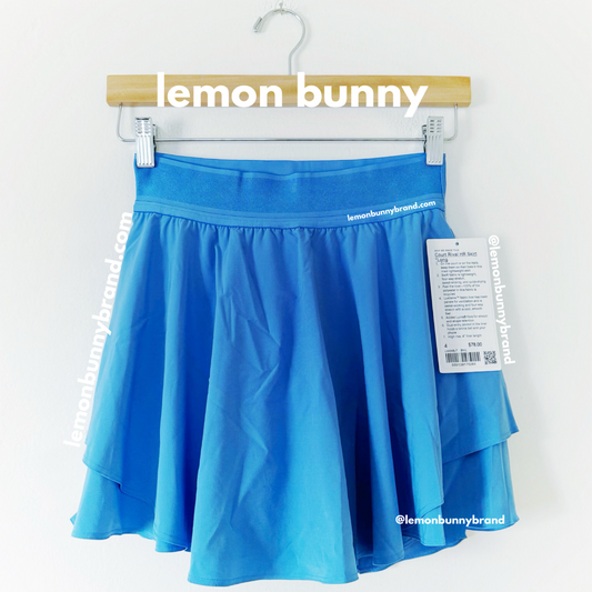 lululemon Court Rival High-Rise Skirt *Long in Blue Nile, Size 4